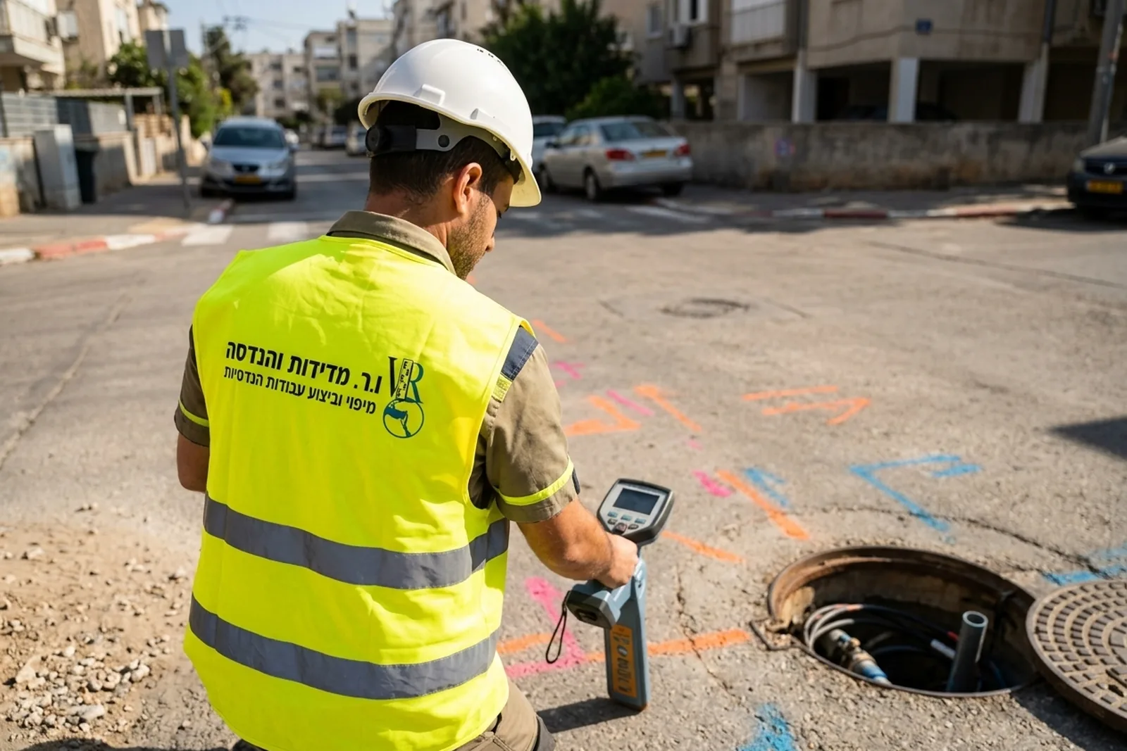 איתור וסימון תשתיות תת-קרקעיות איתור וסימון תשתיות תת-קרקעיות